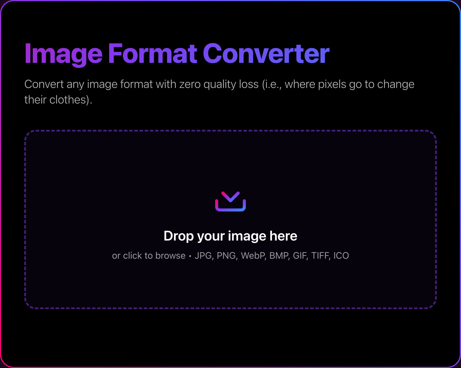 Image Format Converter