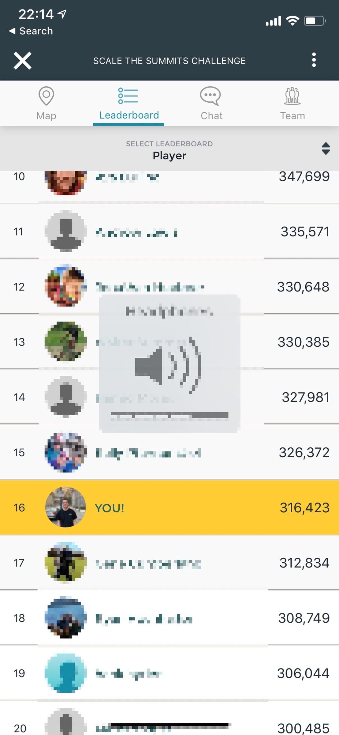 Garmin Step Challenge Leaderboard
